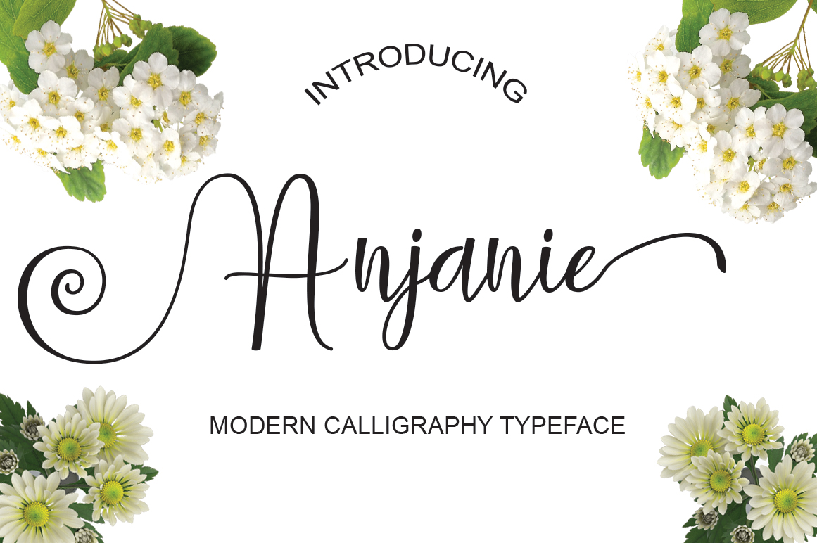Anjanie Font Review: Testing This Script Handwritten Typeface