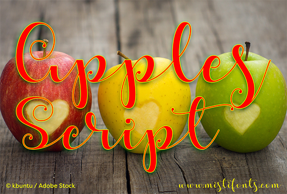 Apples Script Font for Professional Small Business Branding