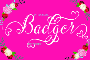 Badger Font: Modern Handwritten Style for Crafters
