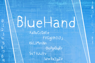 BlueHand Font Review for Social Media Campaigns