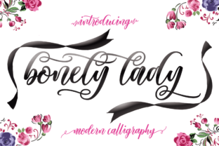 BonetyLady Font Review for Editorial Design