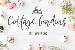 Cottage Gardens Font for Scroll-Stopping Marketing