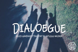 Dialoegue Font: Bold Script Handwritten Type for Campaigns
