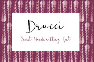 Drucci Font: Authentic Handwritten Style for Makers