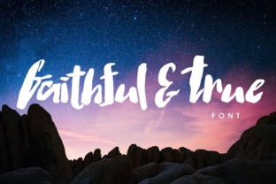 Faithful True Font: Handcrafted Script for Web Design