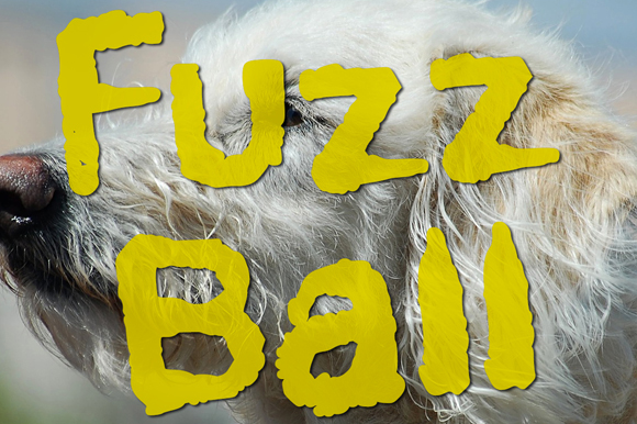 Fuzzball Font: Adding Whimsy to Handmade Product Labels