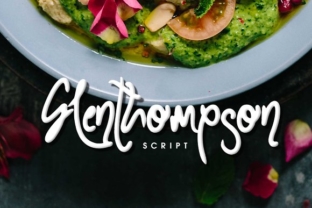 Glenthompson Font Review for Handmade Labels