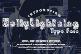 HollyLightning Font Review for Handmade Product Design