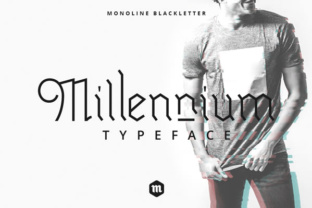 Millennium Font: A Gothic Typeface for Editorial Design