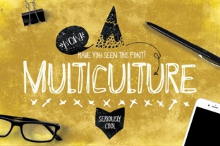 Multiculture Font: Elevating Campaign Visuals