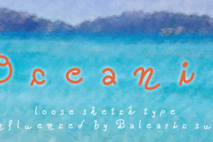Oceania Font: Balearic Aesthetics for Editorial Design