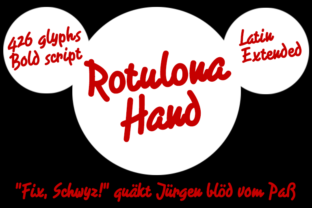 Rotulona Hand: Cheerful Script Font Free Download
