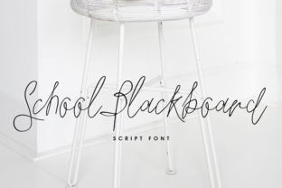 School Blackboard Font for Editorial Design and Publishing
