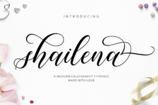 Shailena Font: Handwritten Script for Small Business Branding