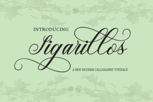 Sigarillos Font Review: Elegant Script for Makers