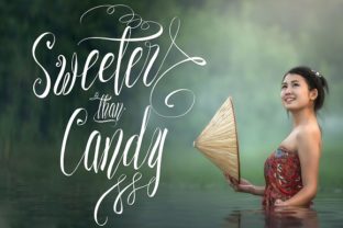Sweeter Than Candy Font for Handmade Labels and Packaging