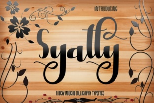 Syatty Font: Elevating Editorial Design with Handwritten Charm