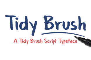 Tidy Brush Font: Editorial Warmth for Modern Layouts